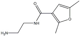 N-(2-aminoethyl)-2,5-dimethyl-3-furamide 结构式