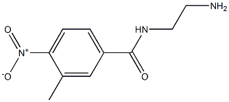 N-(2-aminoethyl)-3-methyl-4-nitrobenzamide 结构式