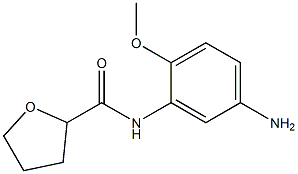 N-(5-amino-2-methoxyphenyl)tetrahydrofuran-2-carboxamide 结构式