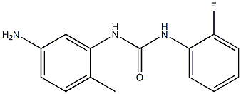 N-(5-amino-2-methylphenyl)-N'-(2-fluorophenyl)urea 结构式