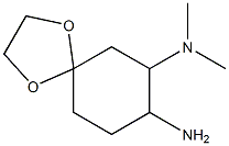 N-(8-amino-1,4-dioxaspiro[4.5]dec-7-yl)-N,N-dimethylamine 结构式