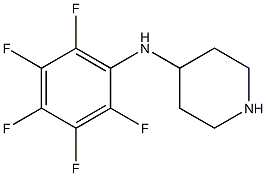 N-(pentafluorophenyl)piperidin-4-amine 结构式