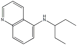 N-(pentan-3-yl)quinolin-5-amine 结构式