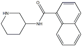 N-(piperidin-3-yl)naphthalene-1-carboxamide 结构式