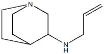 N-(prop-2-en-1-yl)-1-azabicyclo[2.2.2]octan-3-amine 结构式