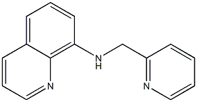 N-(pyridin-2-ylmethyl)quinolin-8-amine 结构式