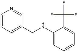 N-(pyridin-3-ylmethyl)-2-(trifluoromethyl)aniline 结构式