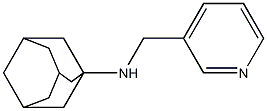 N-(pyridin-3-ylmethyl)adamantan-1-amine 结构式