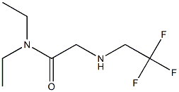 N,N-diethyl-2-[(2,2,2-trifluoroethyl)amino]acetamide 结构式