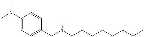 N,N-dimethyl-4-[(octylamino)methyl]aniline 结构式