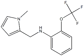 N-[(1-methyl-1H-pyrrol-2-yl)methyl]-2-(trifluoromethoxy)aniline 结构式