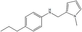 N-[(1-methyl-1H-pyrrol-2-yl)methyl]-4-propylaniline 结构式