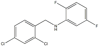 N-[(2,4-dichlorophenyl)methyl]-2,5-difluoroaniline 结构式