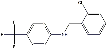 N-[(2-chlorophenyl)methyl]-5-(trifluoromethyl)pyridin-2-amine 结构式