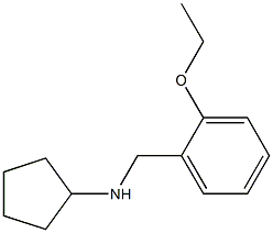 N-[(2-ethoxyphenyl)methyl]cyclopentanamine 结构式