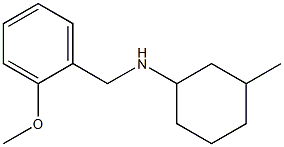 N-[(2-methoxyphenyl)methyl]-3-methylcyclohexan-1-amine 结构式