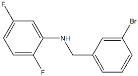 N-[(3-bromophenyl)methyl]-2,5-difluoroaniline 结构式