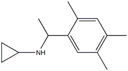 N-[1-(2,4,5-trimethylphenyl)ethyl]cyclopropanamine 结构式