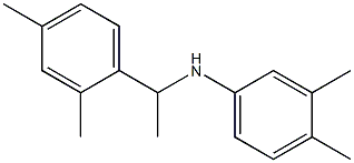 N-[1-(2,4-dimethylphenyl)ethyl]-3,4-dimethylaniline 结构式