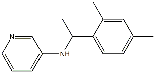 N-[1-(2,4-dimethylphenyl)ethyl]pyridin-3-amine 结构式