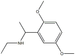 N-[1-(2,5-dimethoxyphenyl)ethyl]-N-ethylamine 结构式