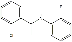 N-[1-(2-chlorophenyl)ethyl]-2-fluoroaniline 结构式