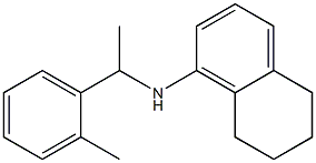N-[1-(2-methylphenyl)ethyl]-5,6,7,8-tetrahydronaphthalen-1-amine 结构式