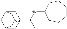 N-[1-(adamantan-1-yl)ethyl]cycloheptanamine 结构式