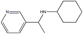 N-[1-(pyridin-3-yl)ethyl]cyclohexanamine 结构式