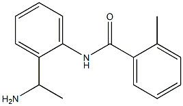 N-[2-(1-aminoethyl)phenyl]-2-methylbenzamide 结构式