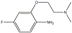 N-[2-(2-amino-5-fluorophenoxy)ethyl]-N,N-dimethylamine 结构式