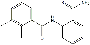 N-[2-(aminocarbonothioyl)phenyl]-2,3-dimethylbenzamide 结构式