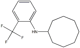 N-[2-(trifluoromethyl)phenyl]cyclooctanamine 结构式