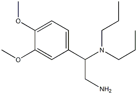 N-[2-amino-1-(3,4-dimethoxyphenyl)ethyl]-N,N-dipropylamine 结构式