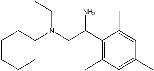 N-[2-amino-2-(2,4,6-trimethylphenyl)ethyl]-N-ethylcyclohexanamine 结构式