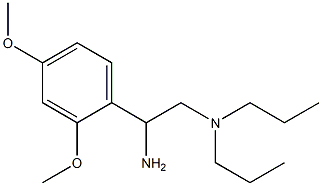 N-[2-amino-2-(2,4-dimethoxyphenyl)ethyl]-N,N-dipropylamine 结构式