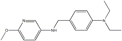 N-{[4-(diethylamino)phenyl]methyl}-6-methoxypyridin-3-amine 结构式