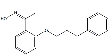 N-{1-[2-(3-phenylpropoxy)phenyl]propylidene}hydroxylamine 结构式