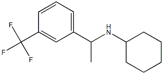 N-{1-[3-(trifluoromethyl)phenyl]ethyl}cyclohexanamine 结构式