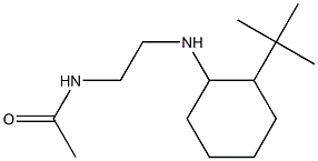 N-{2-[(2-tert-butylcyclohexyl)amino]ethyl}acetamide 结构式