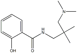 N-{2-[(dimethylamino)methyl]-2-methylpropyl}-2-hydroxybenzamide 结构式