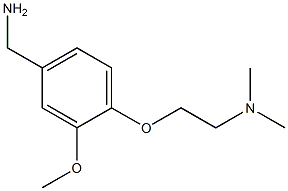 N-{2-[4-(aminomethyl)-2-methoxyphenoxy]ethyl}-N,N-dimethylamine 结构式