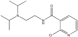 N-{2-[bis(propan-2-yl)amino]ethyl}-2-chloropyridine-3-carboxamide 结构式