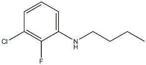 N-butyl-3-chloro-2-fluoroaniline 结构式