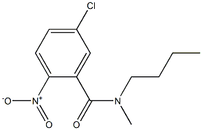 N-butyl-5-chloro-N-methyl-2-nitrobenzamide 结构式