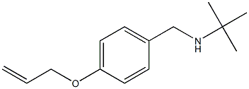 tert-butyl({[4-(prop-2-en-1-yloxy)phenyl]methyl})amine 结构式