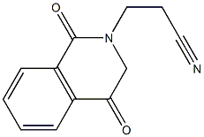 3-(1,4-Dioxo-3,4-dihydro-1H-isoquinolin-2-yl)-propionitrile 结构式