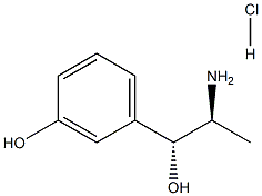 (R)--(3-Hydroxyphenyl)alaninol hydrochloride 结构式