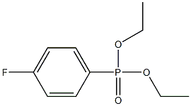 DIETHYL 4-FLUOROPHENYLPHOSPHONATE 结构式