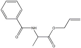 allyl 2-(benzoylamino)propanoate 结构式